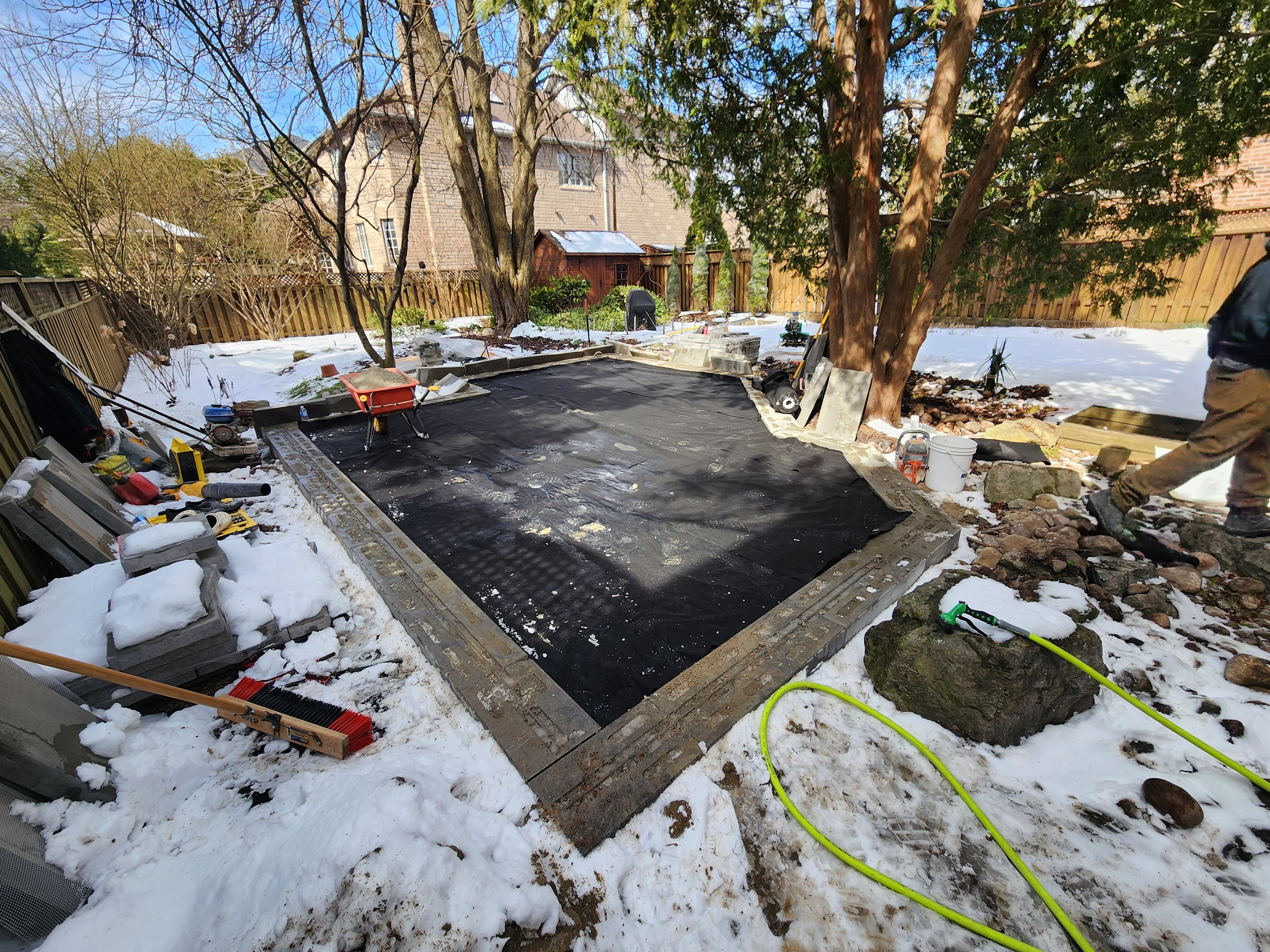 Geometric Paver Patio in Etobicoke — image 4