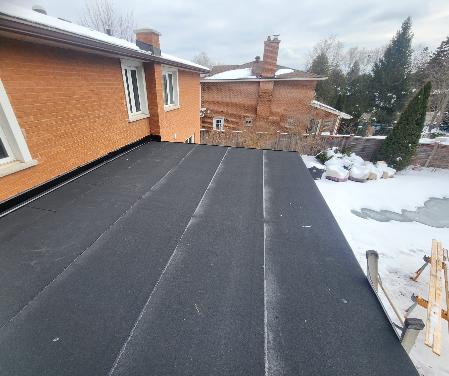 Pavilion Flat Roof in Markham
