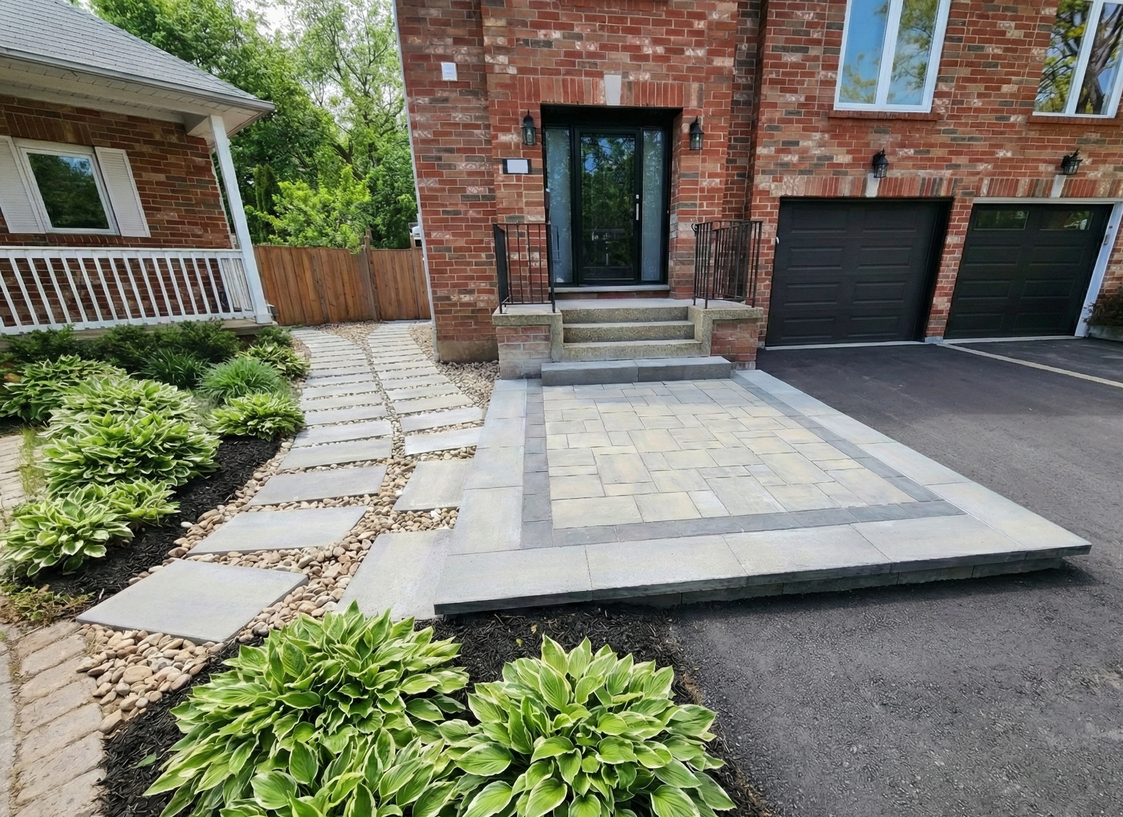 Front and Side Landscaping Oakville